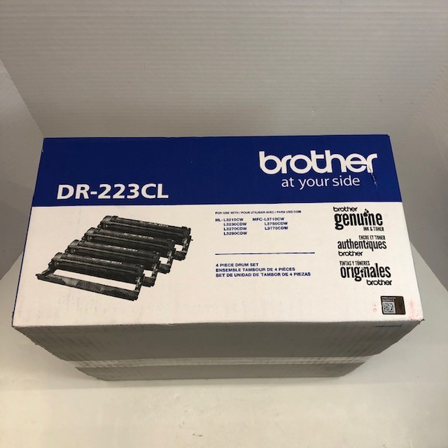 Brother DR223CL Genuine Drum Unit Black 18,000 Page Yield Original OEM - NEW
