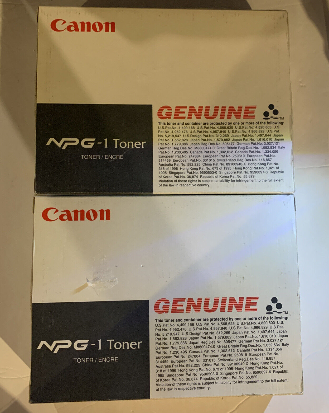 Canon Genuine NPG-1 Toner Black F41-5902-104 2 boxes, 8 total toners