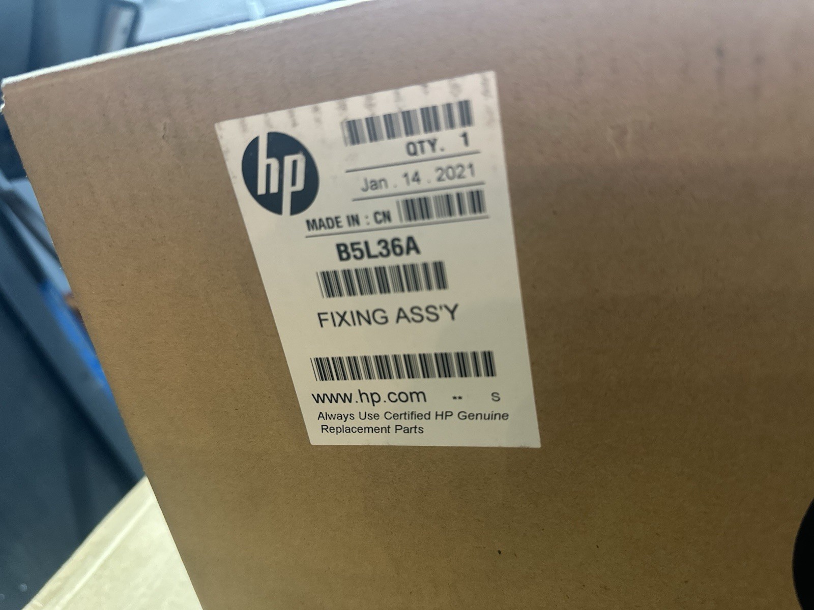 Genuine HP B5L36A 220V Color LaserJet Fuser Kit M552 M553 M577 OEM NEW