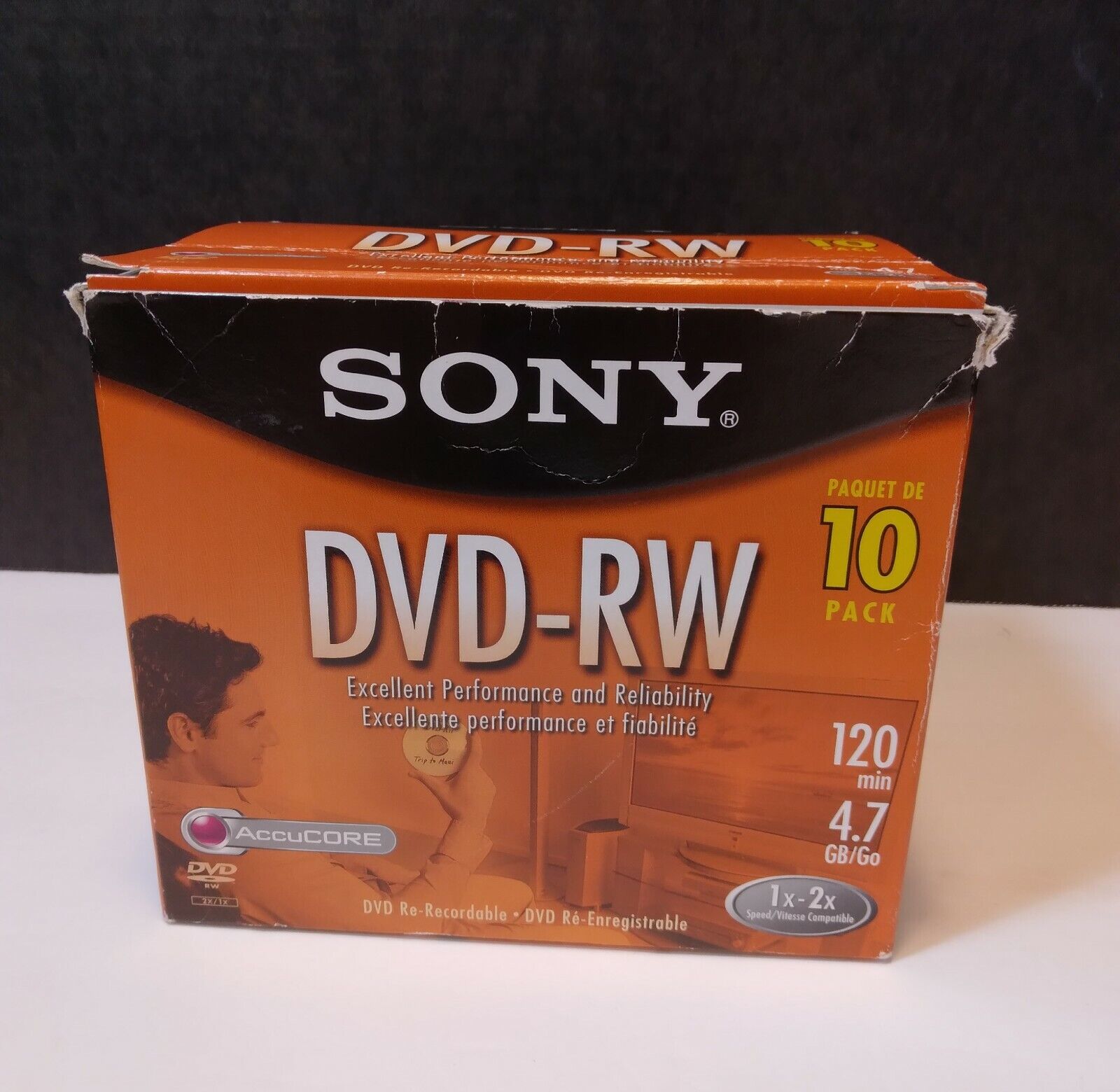 Sony (8) DVD-RW (2)DVD+R DL  New Open Box
