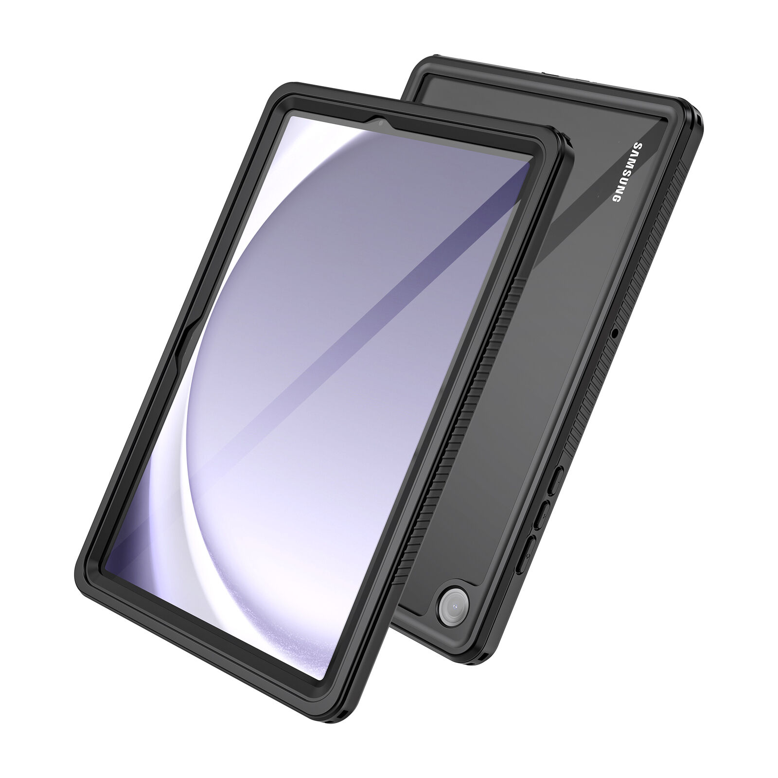 For Samsung Galaxy Tab A9+ X210 X215 X216 X218 Waterproof Full Body Clear Case 