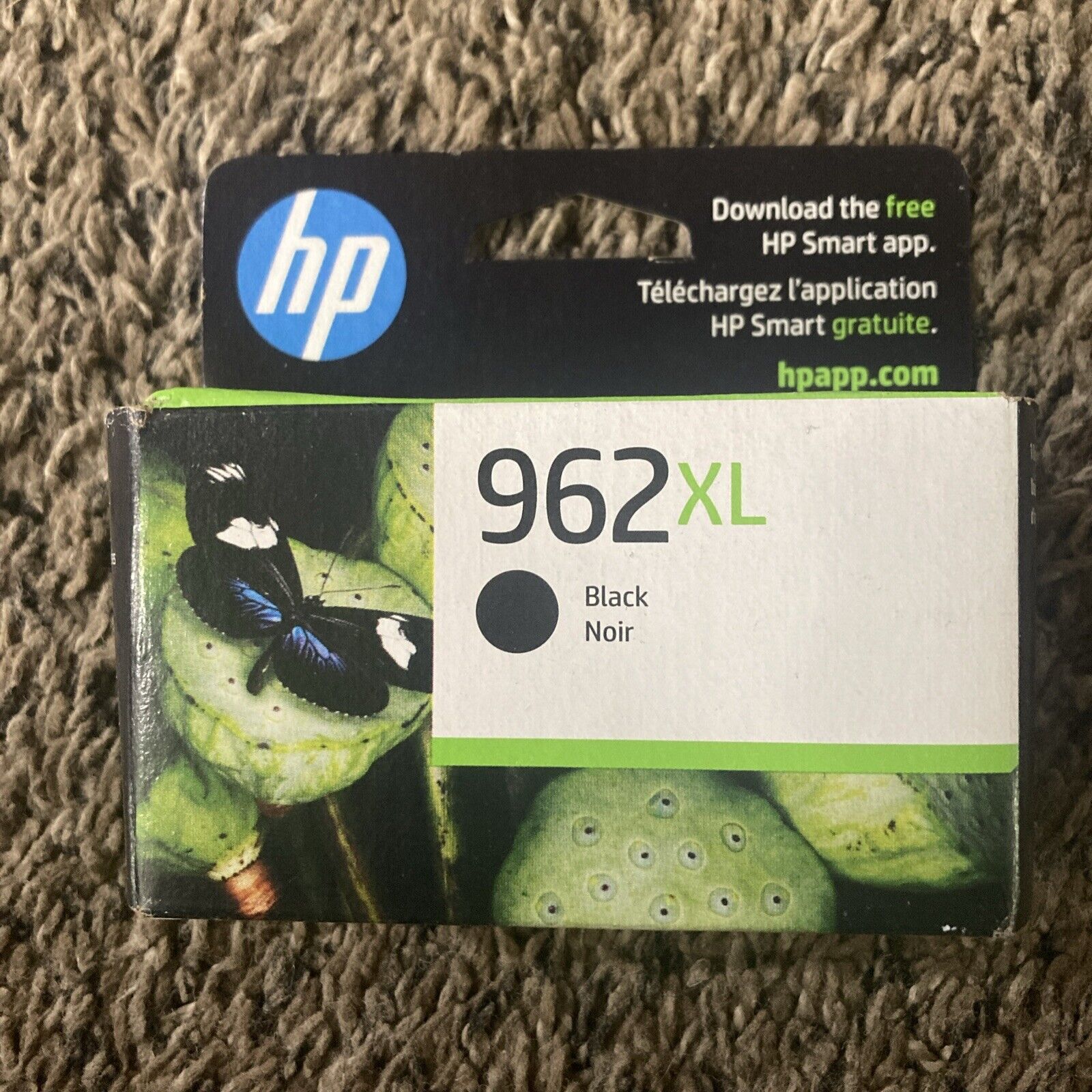 HP 962XL High Yield Black Ink Cartridge Genuine Original OEM 09/24