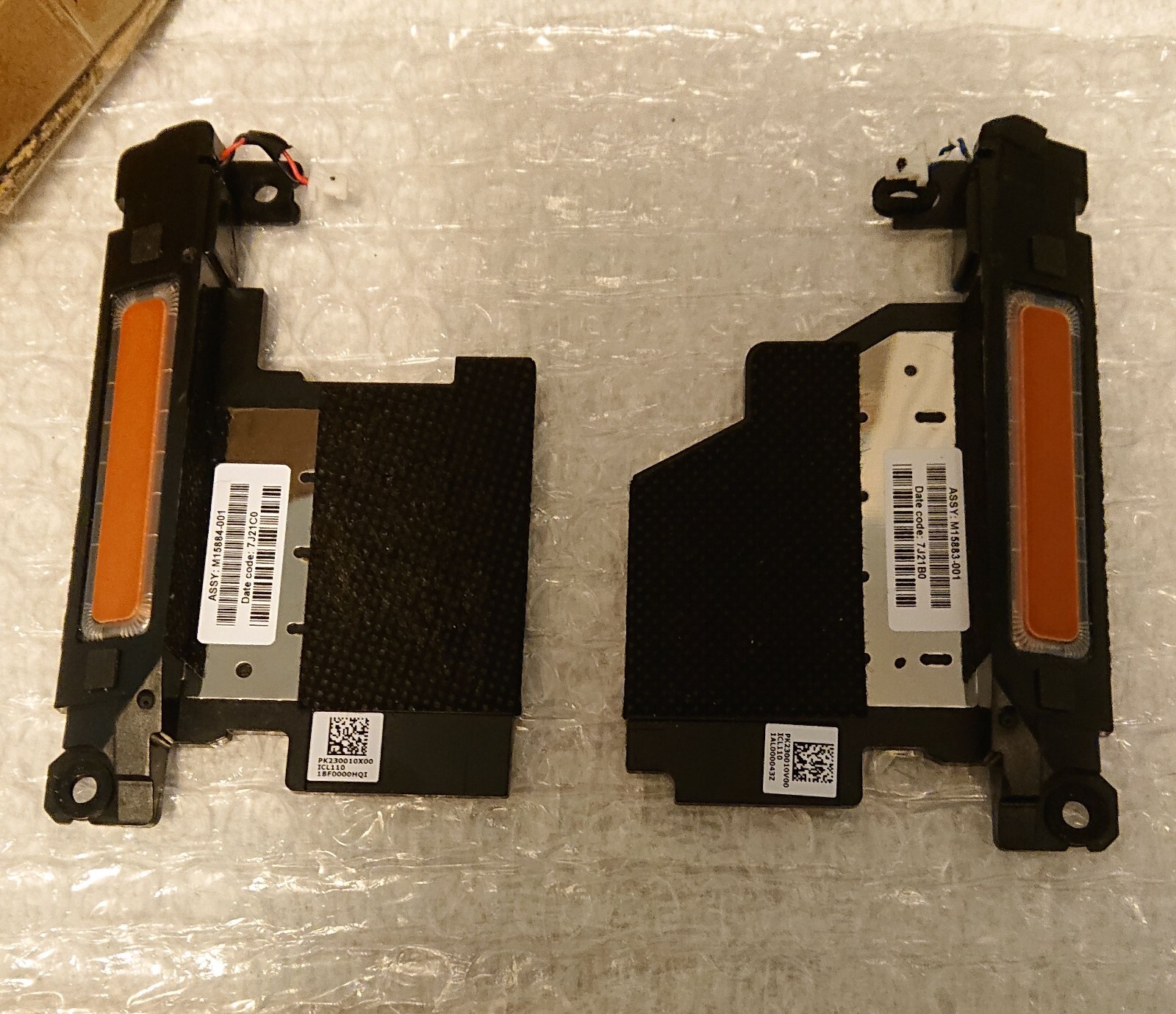 Original Speakers (R+L) for HP ZBook Studio 15 G7 / G8. Brand HP.