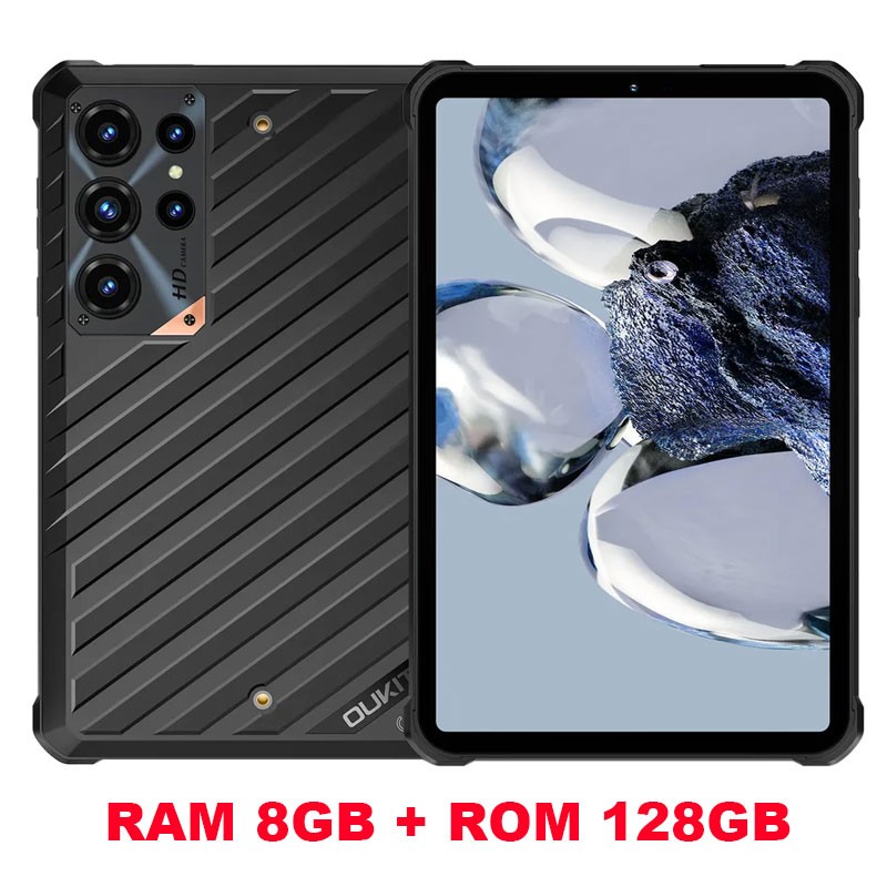 8" OUKITEL RT11 5G eSIM Rugged Tablet Android 16 Phone Outdoor 10000mAh Unlocked