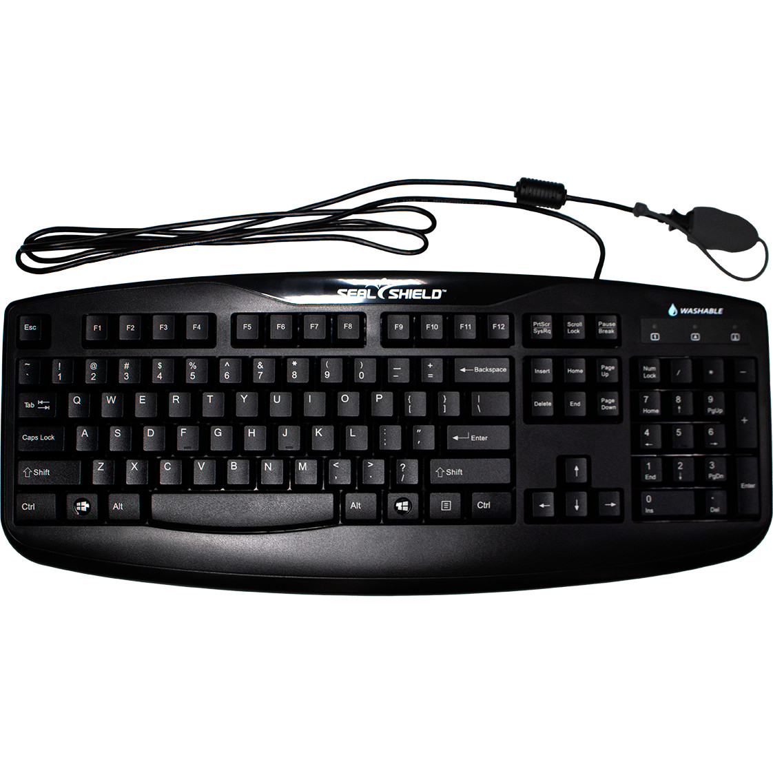 SILVER STORMIT™ Medical Grade Keyboard Washable Keyboard Dishwasher Safe