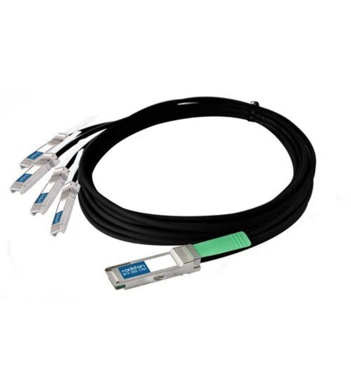 CAB-Q-S-3M Arista Compatible 3Meter 40Gbps QSFP+ to 4x10G SFP+ DAC Passive Cable