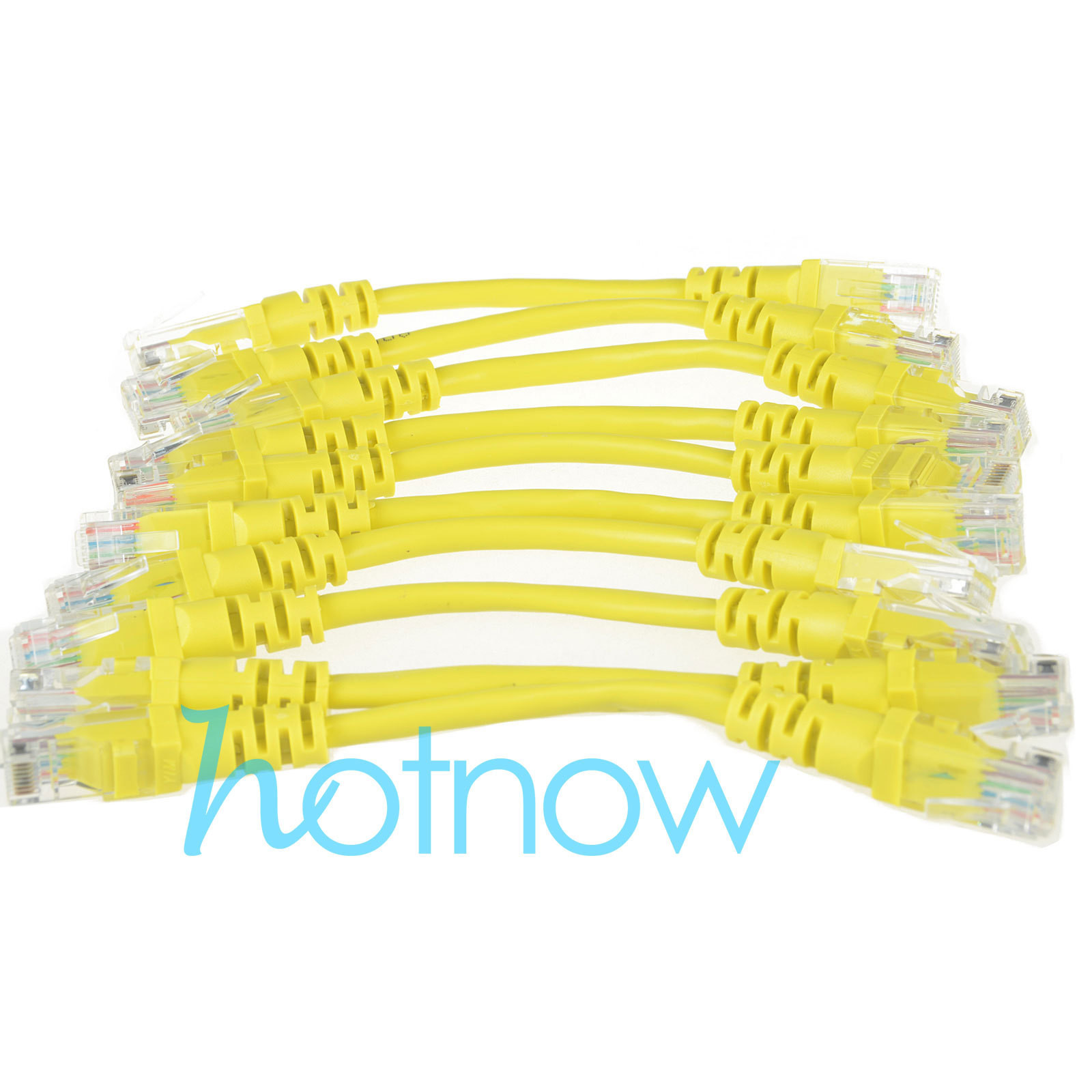 Lot 10 cables/ 2inch 6cm 568B CAT5E UTP Ethernet RJ45 Patch Cable Network Cable