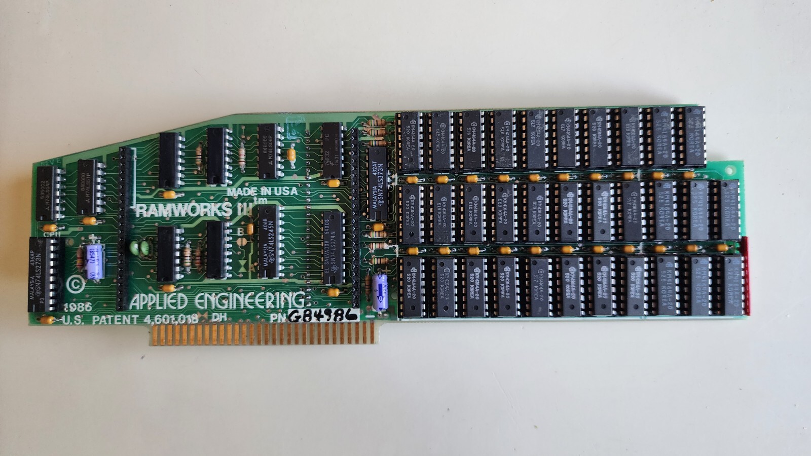 Vintage Applied Engineering Apple Ramworks III Memory Card