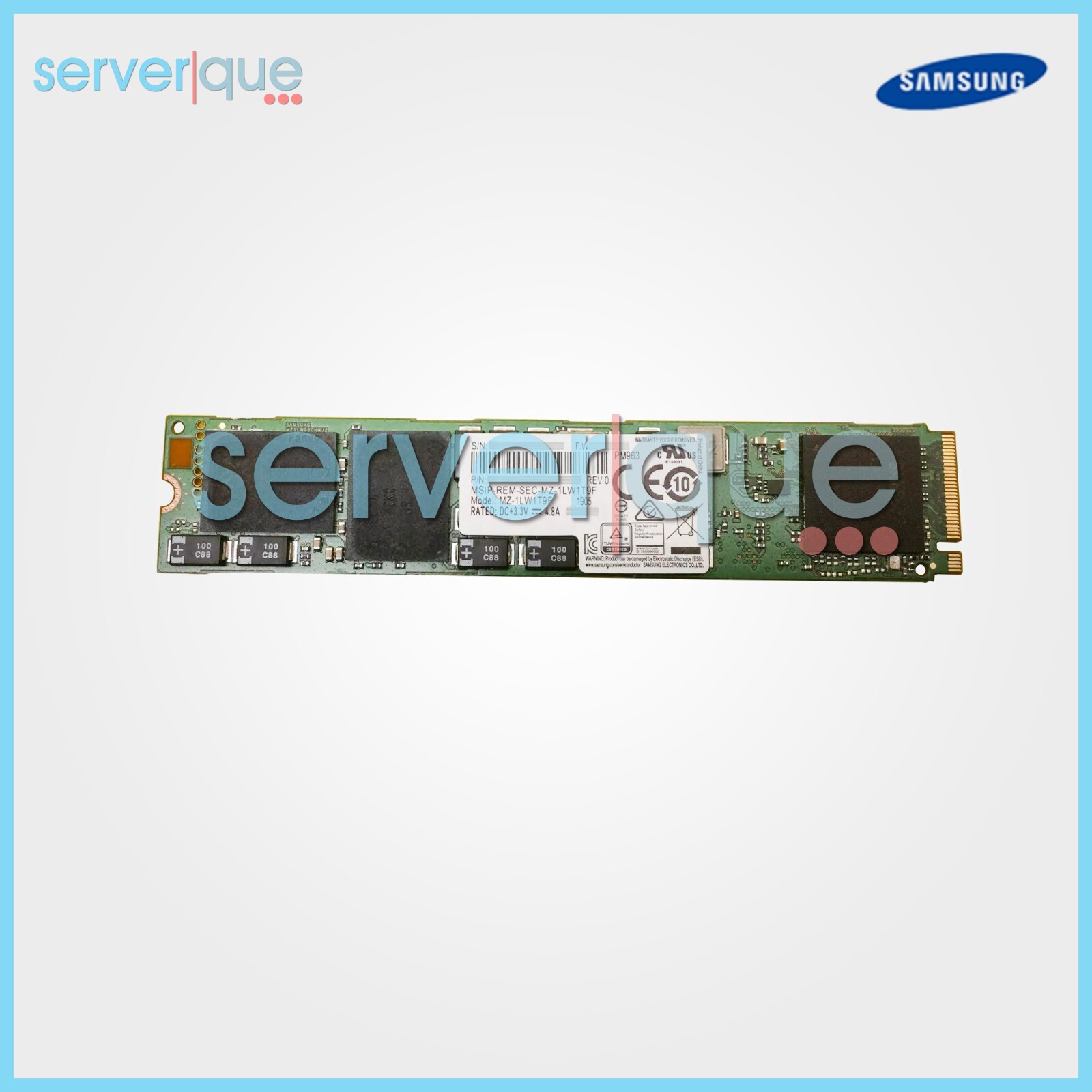 MZ1LW1T9HMLS Samsung PM963 1.92TB PCI-e 3.0 x4 NVMe M.2 22110 SSD MZ-1LW1T9F New