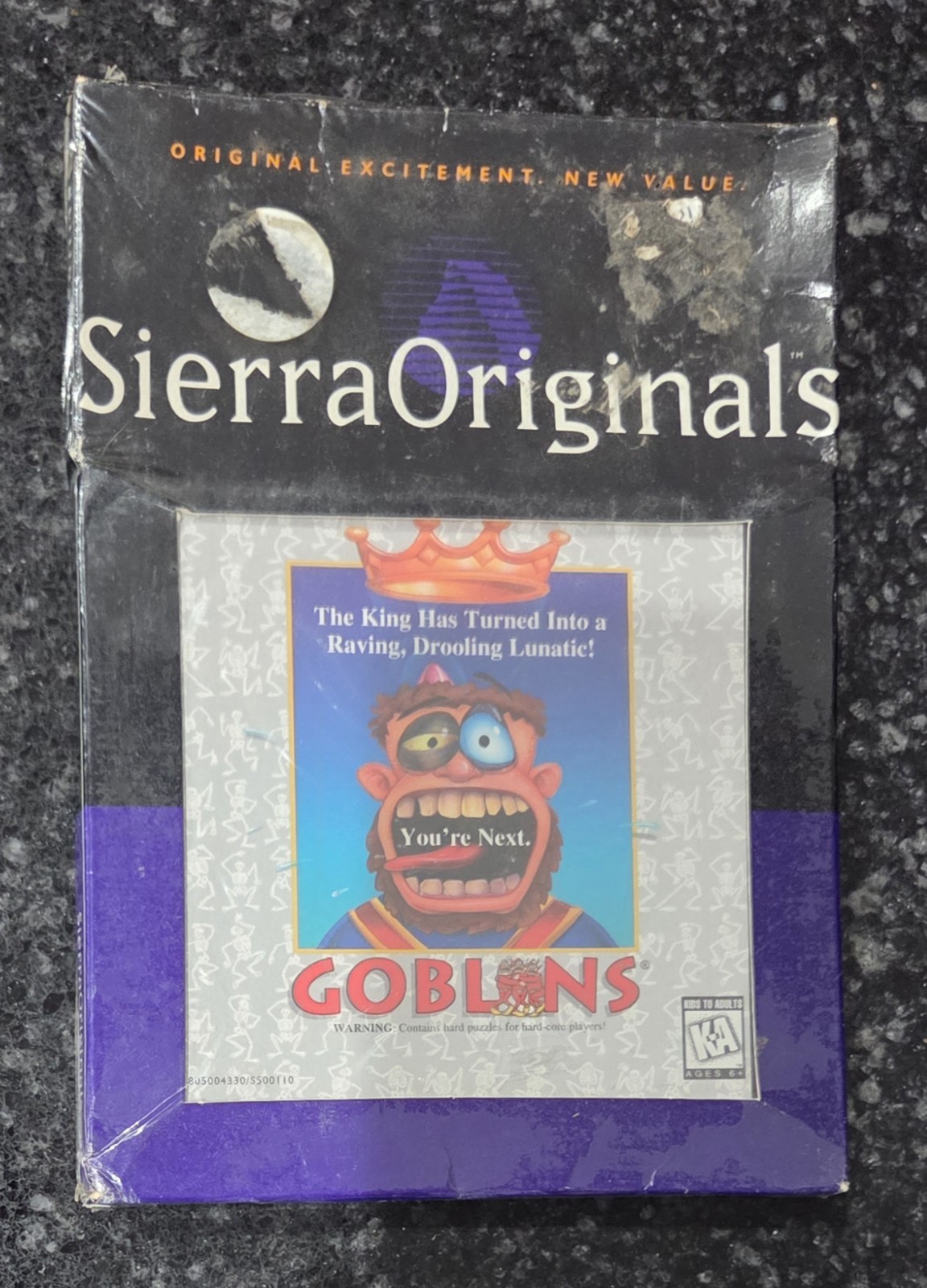New Sealed Goblins Multimedia CD MS Dos 1995 Sierra On-Line Pc Software