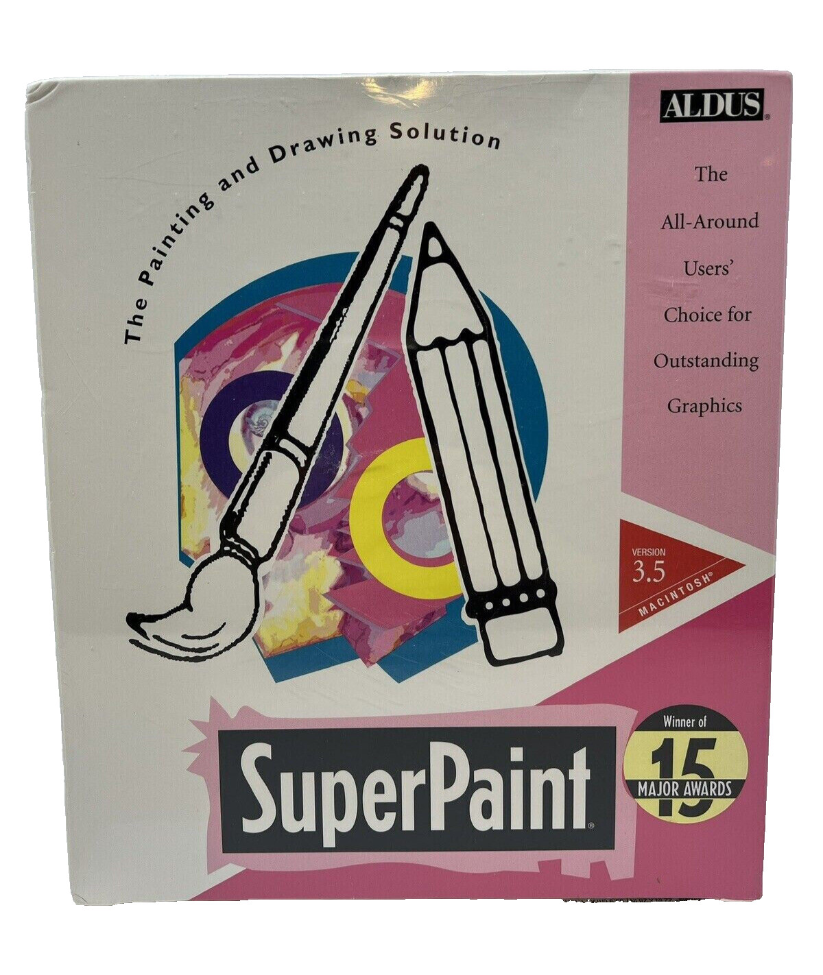 Aldus SuperPaint Version 3.5 Apple Macintosh Software Vintage Rare New Sealed