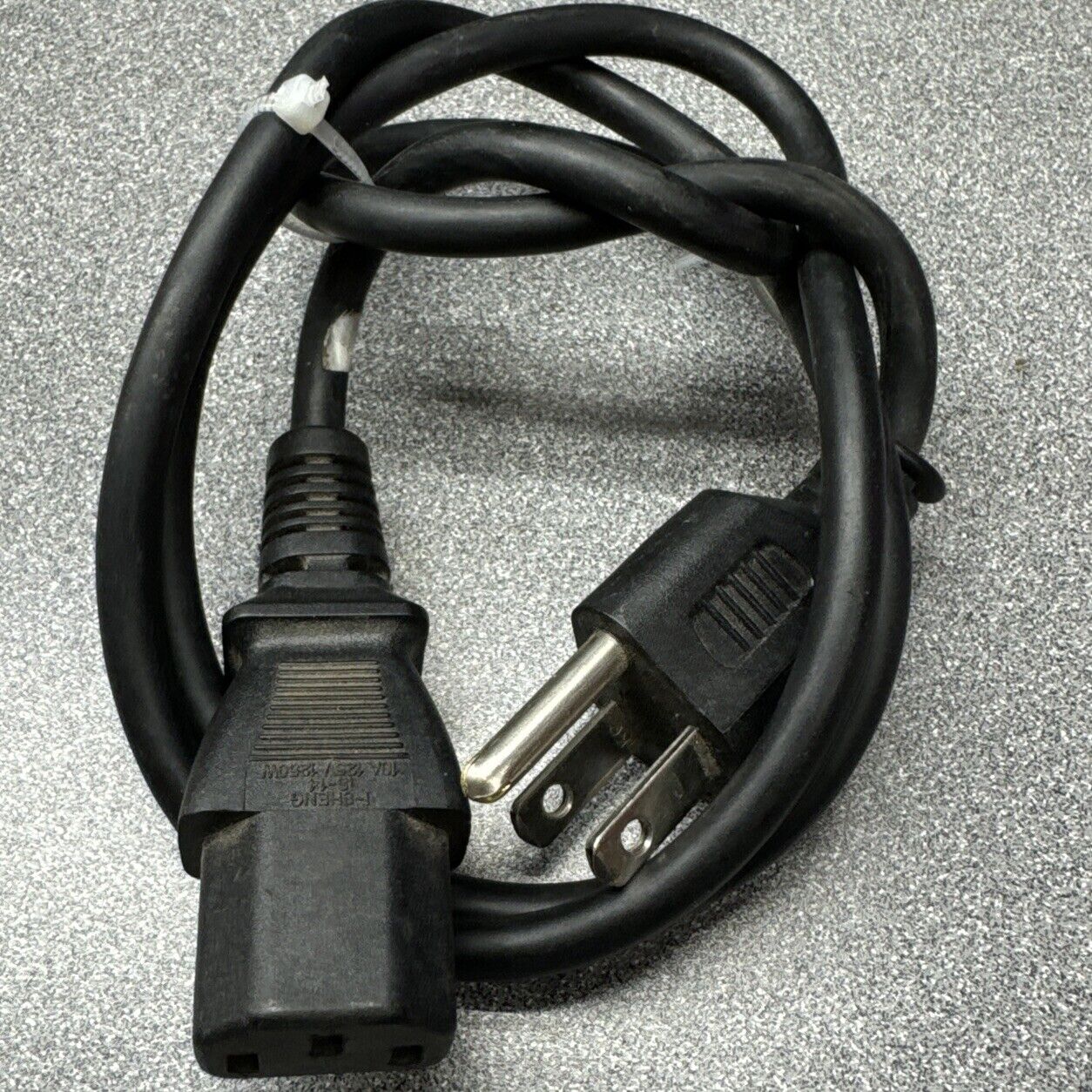 “PARTS” [i-sheng] 10A 125v 1250w Power Cord Cable] [Black, 3 Ft]  