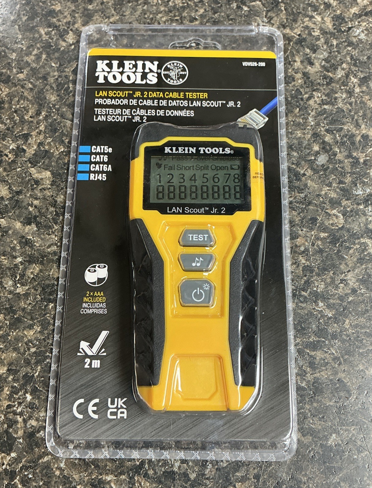 Klein Tools LAN Scout Jr. 2 Data Cable Tester VDV526-200