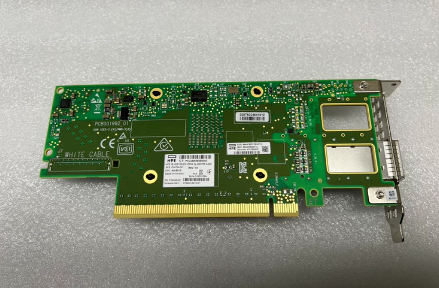 P23665-B21 HPE IB HDR100/ETHERNET 100GB 1PORT QSFP56 PCIE4 X16 MCX653105A-ECAT
