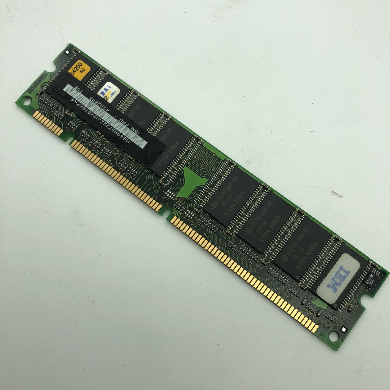 16MB IBM 168-Pin SDRAM DIMM PC66 Memory 2x64 IBM Fru 42H2808 PC-66 Vintage