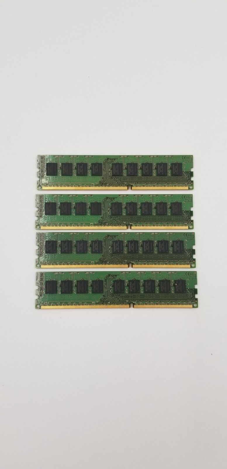 LOT OF 4 kingston 8GB 2Rx8 Pc3-12800E DDR3 RAM