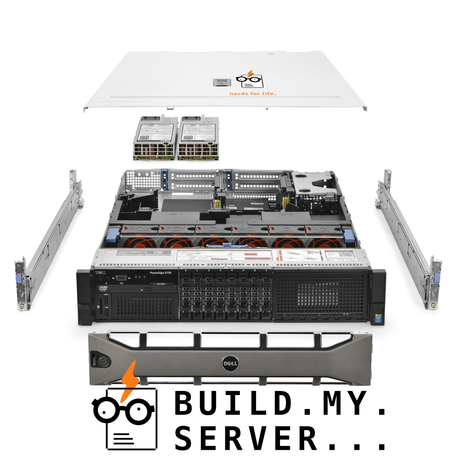 Dell PowerEdge R730 8-Bay SFF Server 1.90Ghz 12-Core 64GB RAM 16TB Storage
