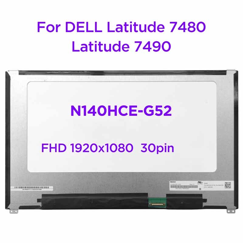 N140HCE-G52 REV.C1 14" WUXGA LED LCD Screen 1920x1080 FHD Replacement Display