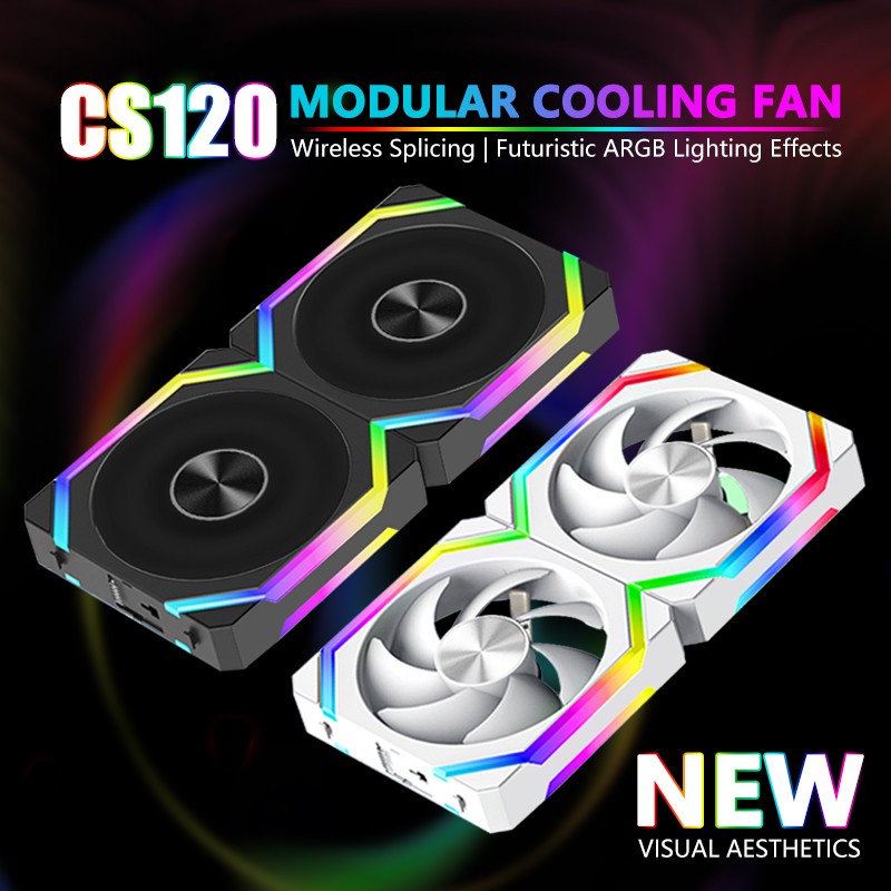 RGB Cooling Fan 240mm Modular Stackable Splicing
