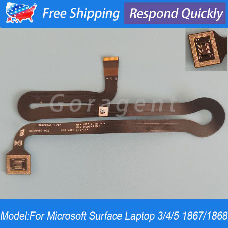 Trackpad Keyboard Flex Cable For Microsoft Surface Laptop 3/4/5 1867/1868 13.5