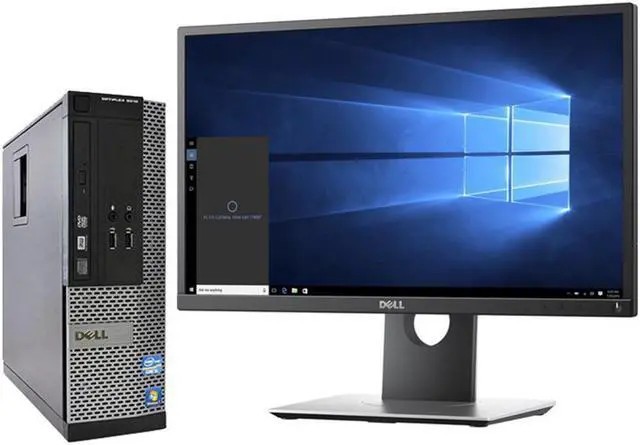 Dell 22 in Professional Series P2217 Monitor i7-3770 4GB RAM 128GB SSD W10 Pro