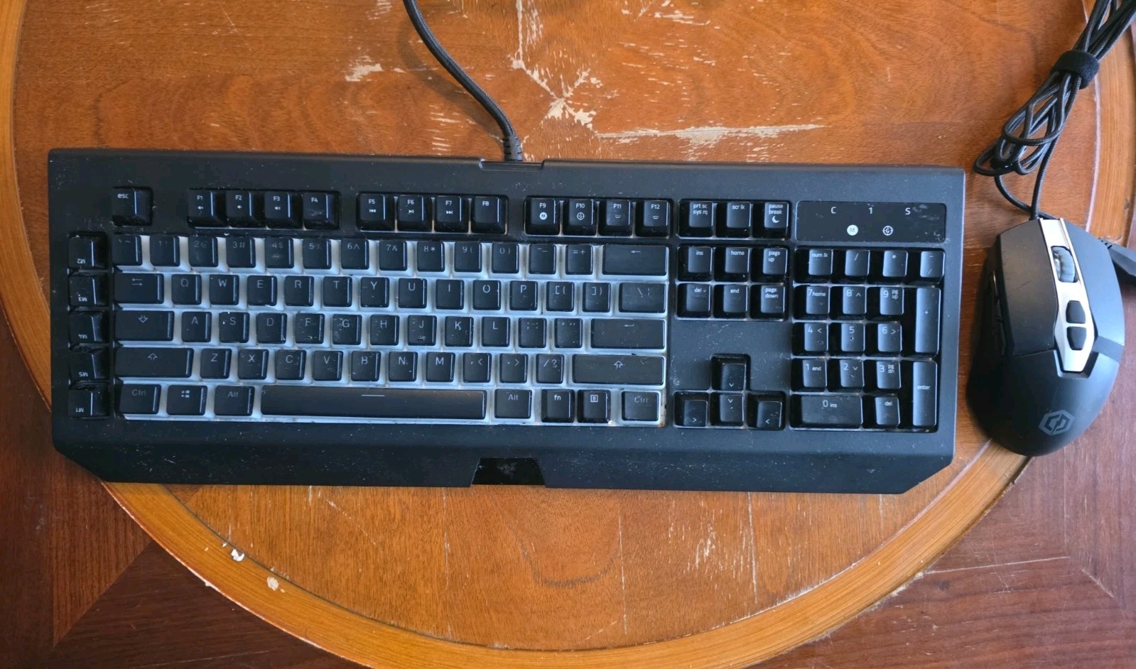 Razer BlackWidow Chroma V2 Gaming Keyboard Green Switch RZ03-0203 W Cppc Mouse 