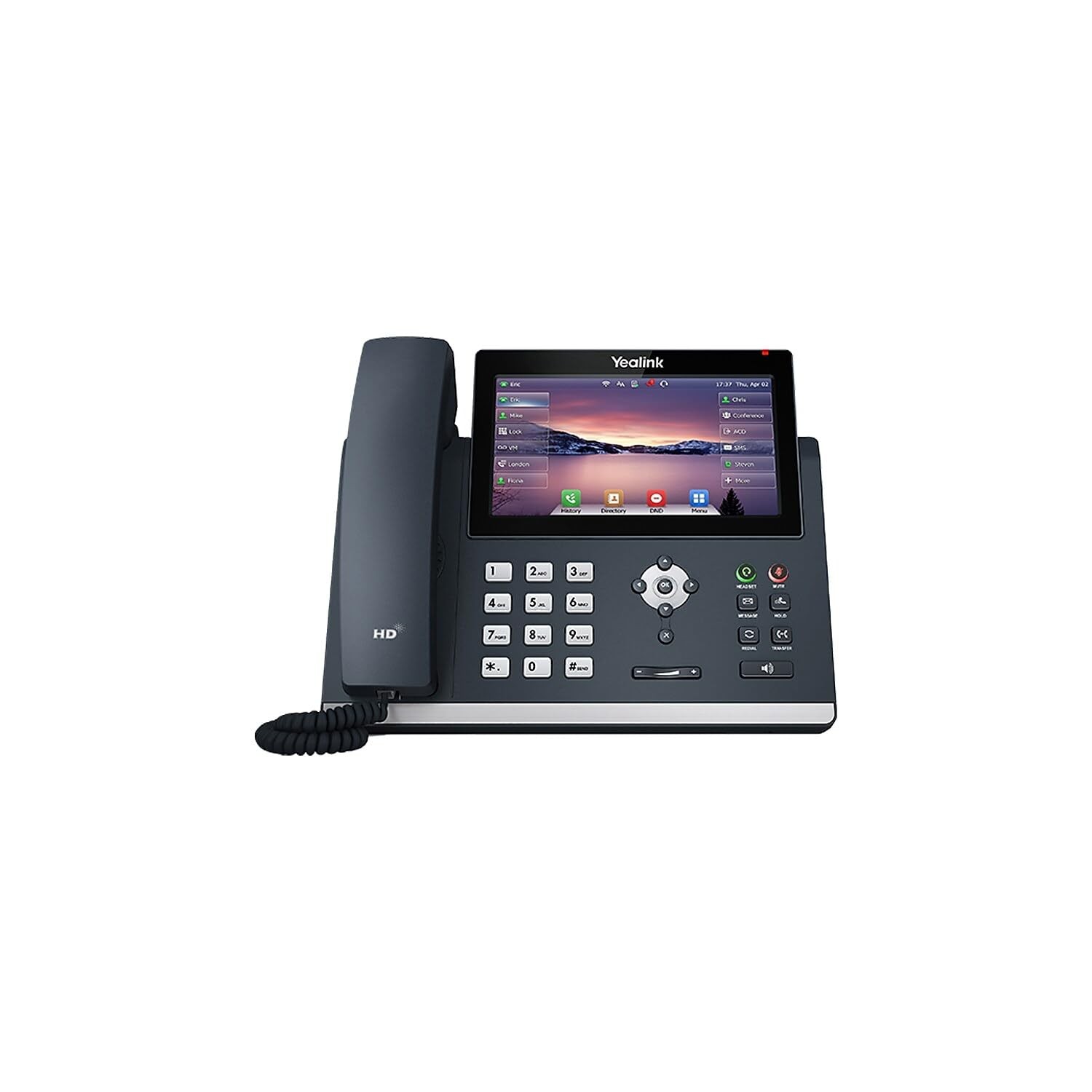 Yealink SIP-T48U 16-Line IP Phone 7in Touchscreen PoE No Power Adapter
