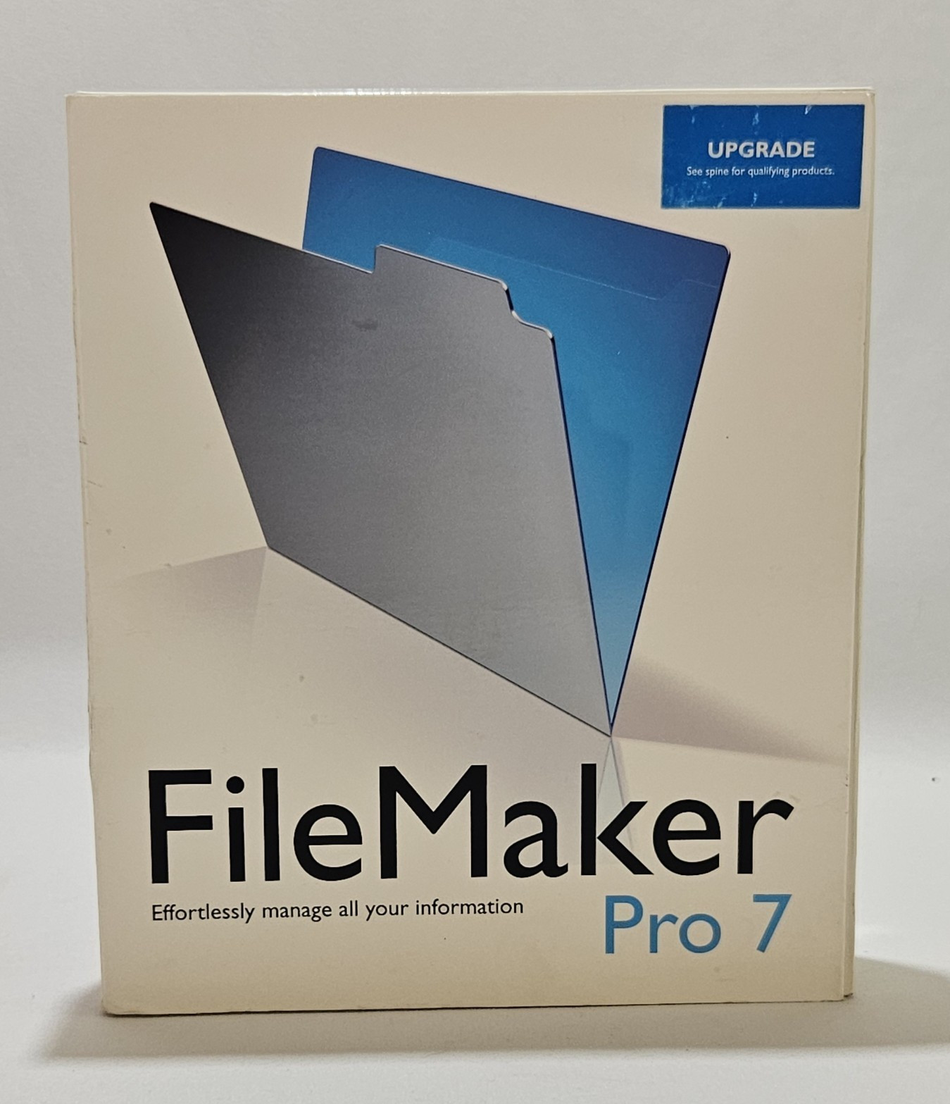 FileMaker Pro 7 Upgrade Boxed CD w/ Manuals (Z04050-013A) [3 LICENSE KEYS] 
