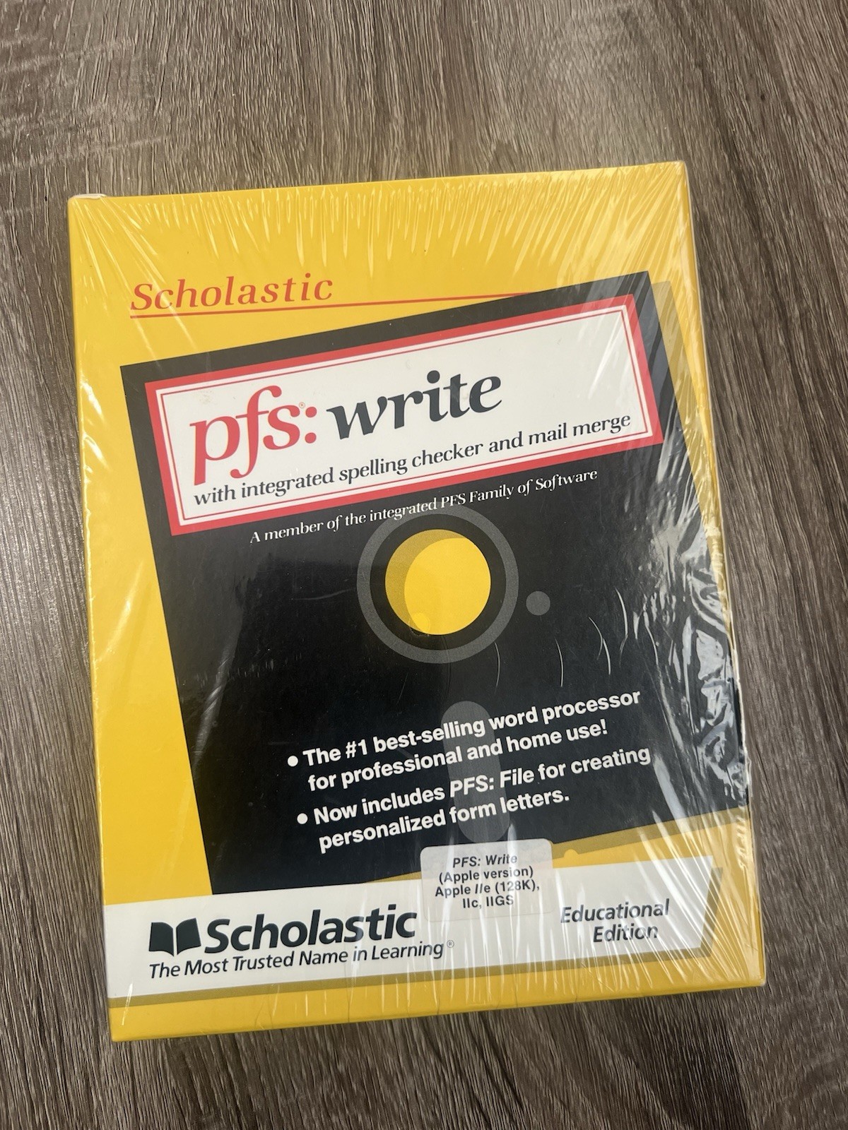 Scholastic pfs: Integrated Spelling Checker and Mail Merge- File, Graph, Report.