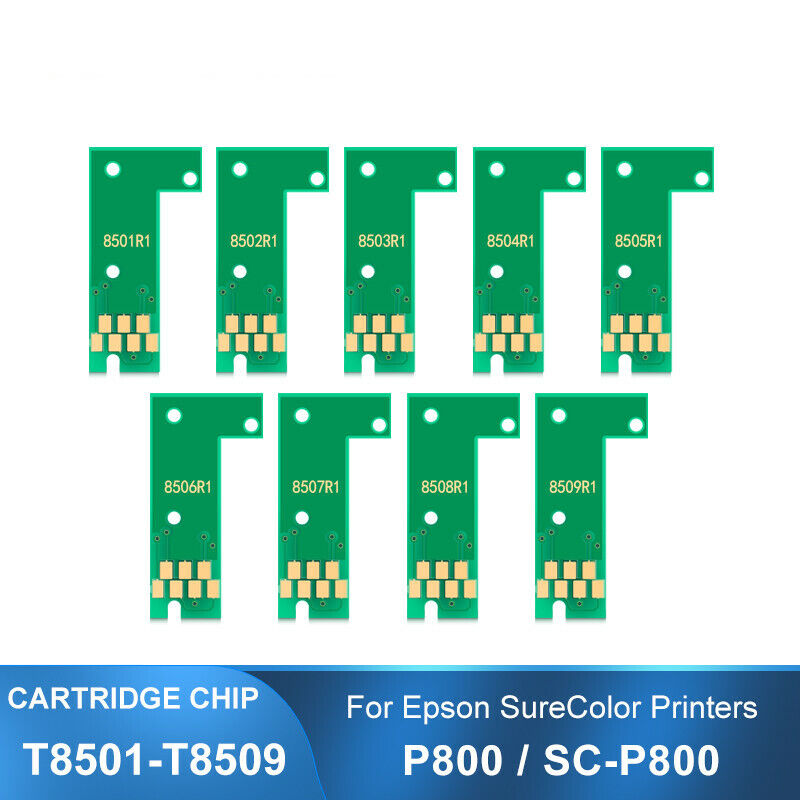2set T8501-T8509 Chip Permanent For Epson SureColor P800 SC-P800 9Colors/set