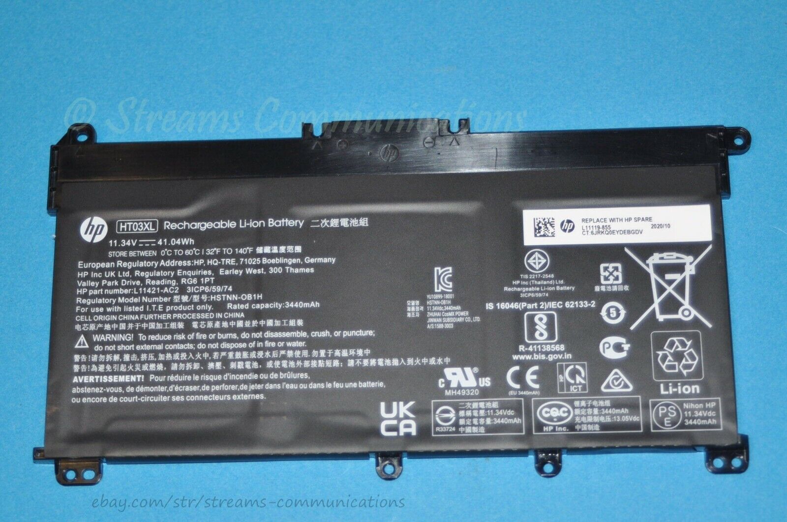 HP 15-DW 15-dw1081wm 15-dw1053dx 15-dw1001wm 15-dw0038wm Laptop OEM Battery