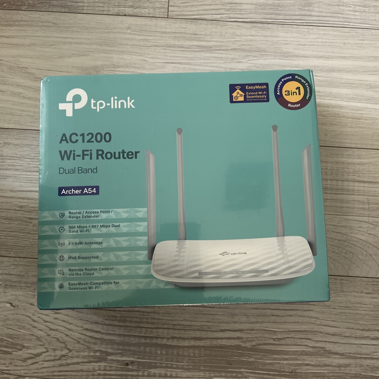 TP-Link Archer 54 AC1200 Ethernet Wireless Router Factory Sealed
