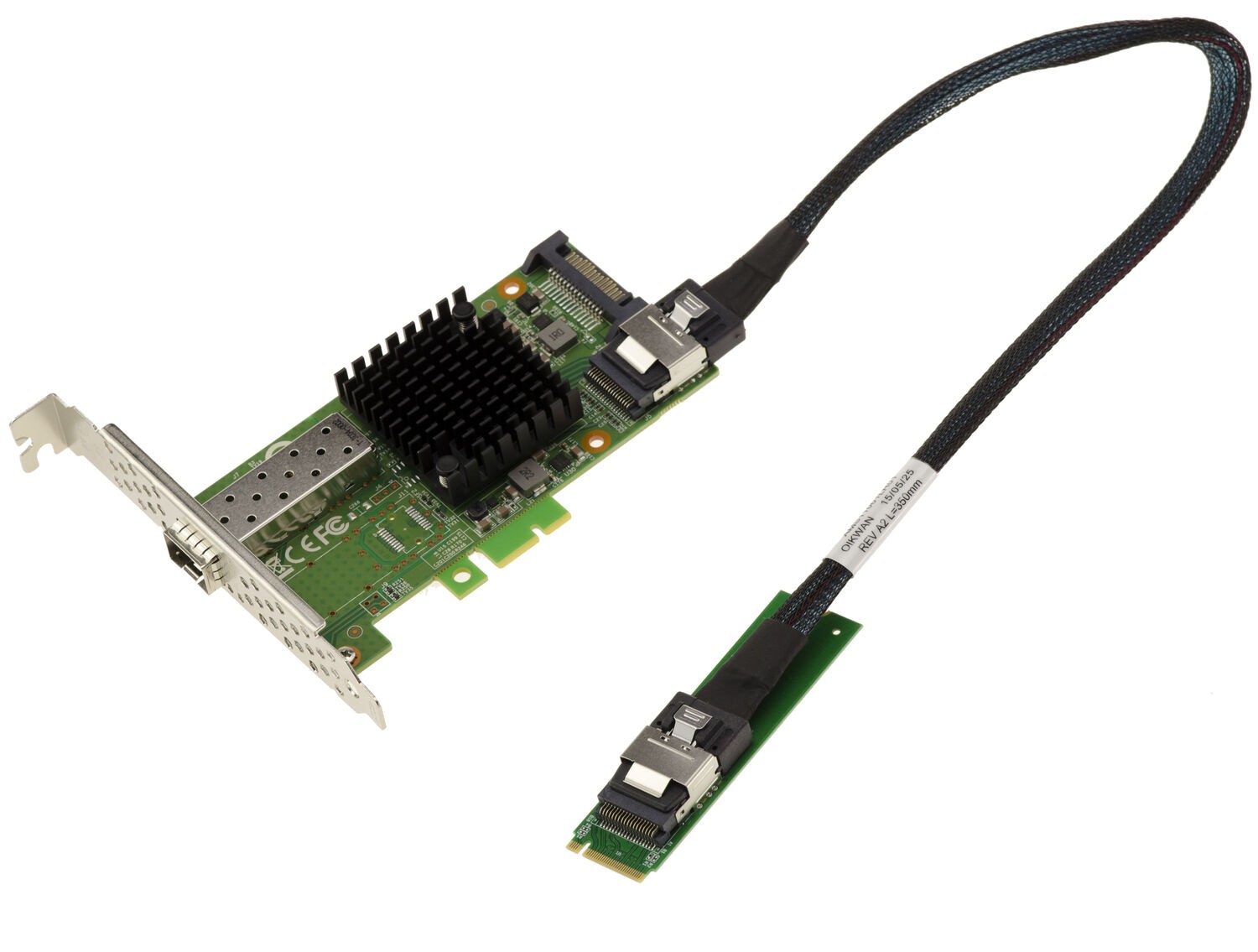 M2 Card 1 Port Network Fiber SFP+ 10G 10 GIGABIT ETHERNET Mellanox X3 PCIe 3.0