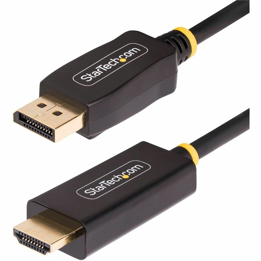 StarTech 12ft DisplayPort to HDMI Adapter Cable 4K 60Hz with HDR DP to HDMI 2.0b
