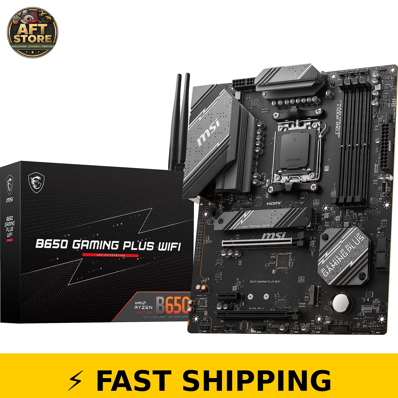 MSI B650 Gaming Plus WiFi Motherboard for AMD Ryzen 7000 Series