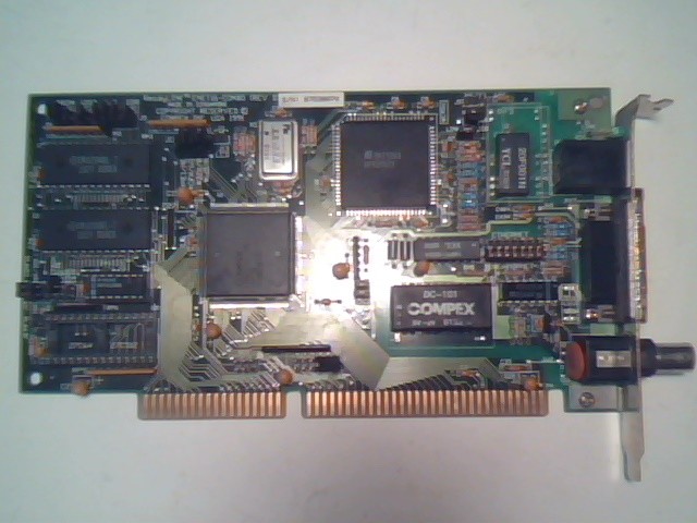 COMPEX ReadyLINK ENET16-COMBO RevD vintage 16-bit ISA Card Ethernet NIC network 
