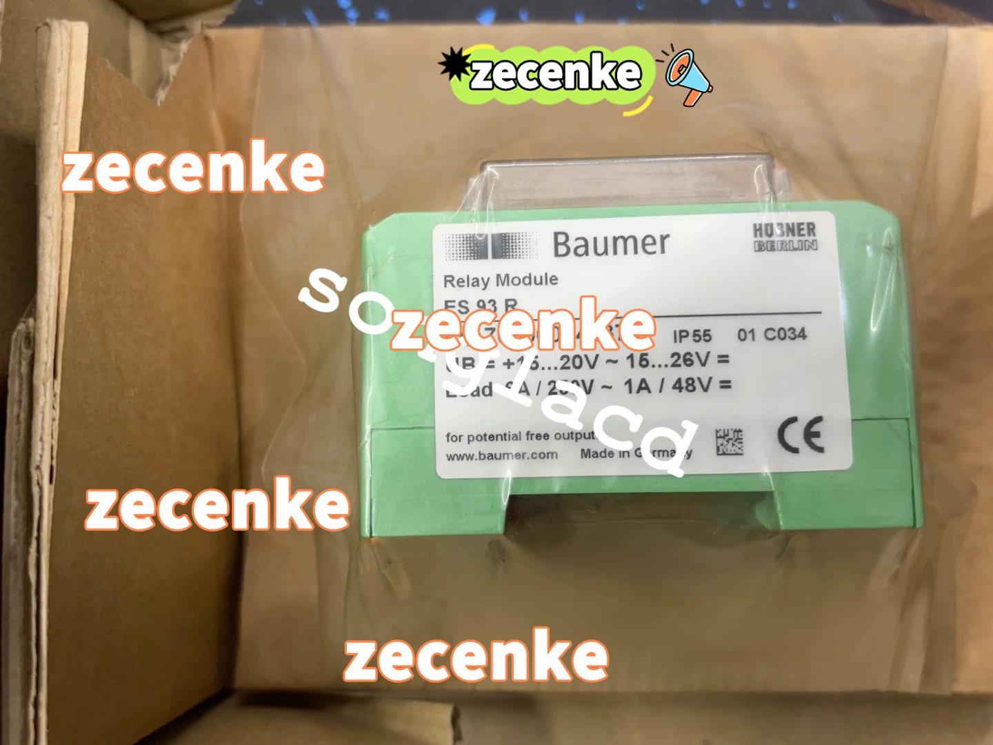 1PCS NEW Baumer ES 93 R VIA DHL/UPS