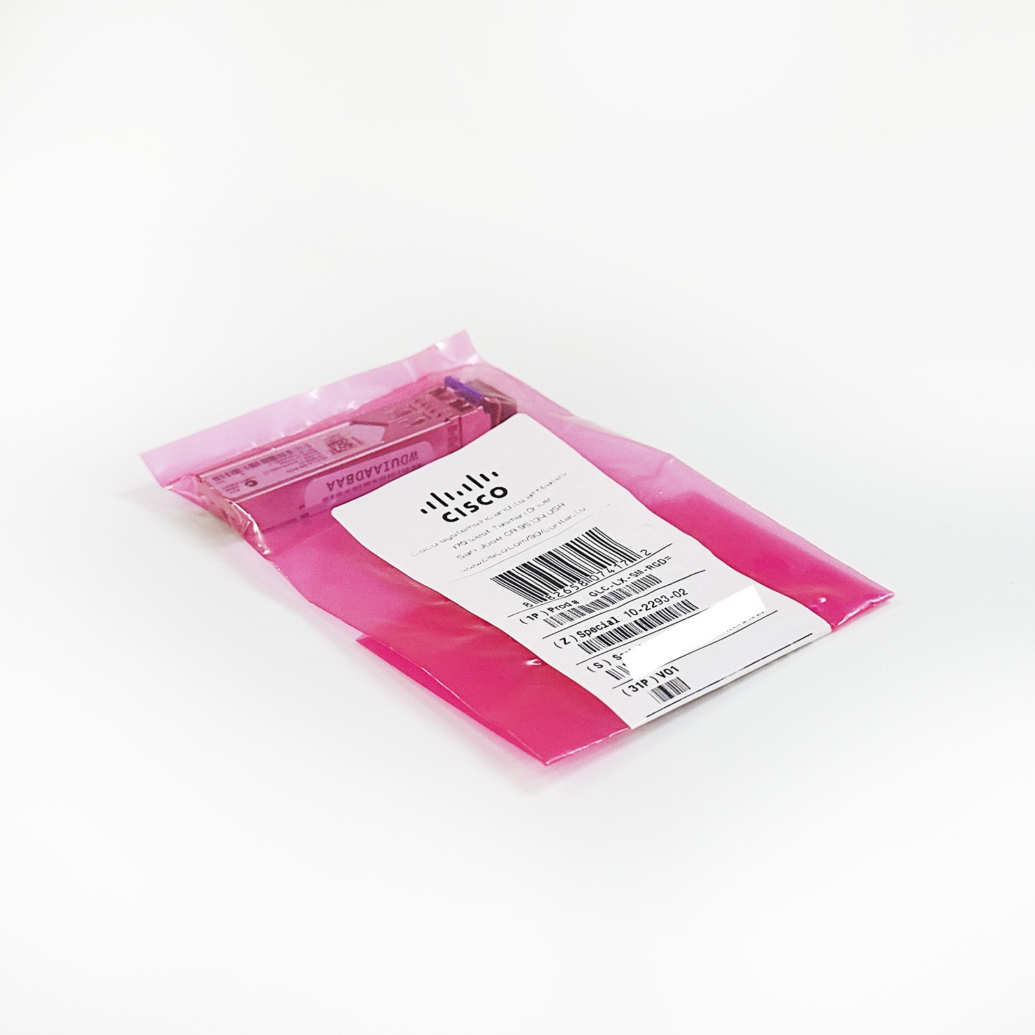 CISCO GLC-LX-SM-RGD 1000BASE-LX/LH long wavelength; rugged SFP Transceiver