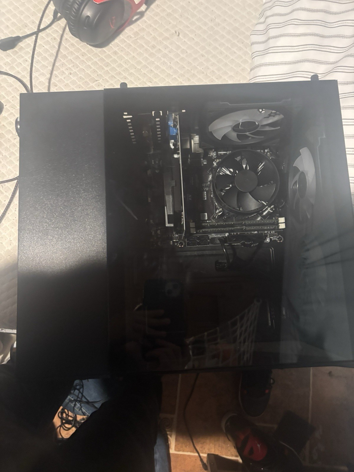 Custom/Whitebox Custom Gaming PC Black Tower, Dedicated Graphics, Tempered Glass