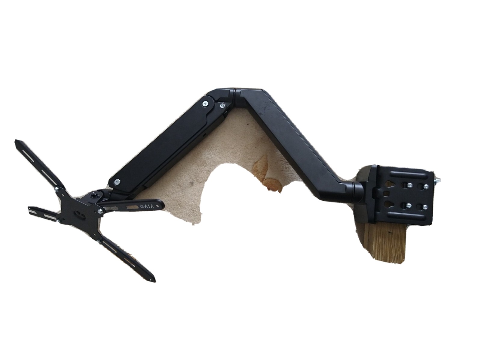 VIVO Premium Aluminum Single Monitor Desk Mount with  Pneumatic Spring STAND-V10
