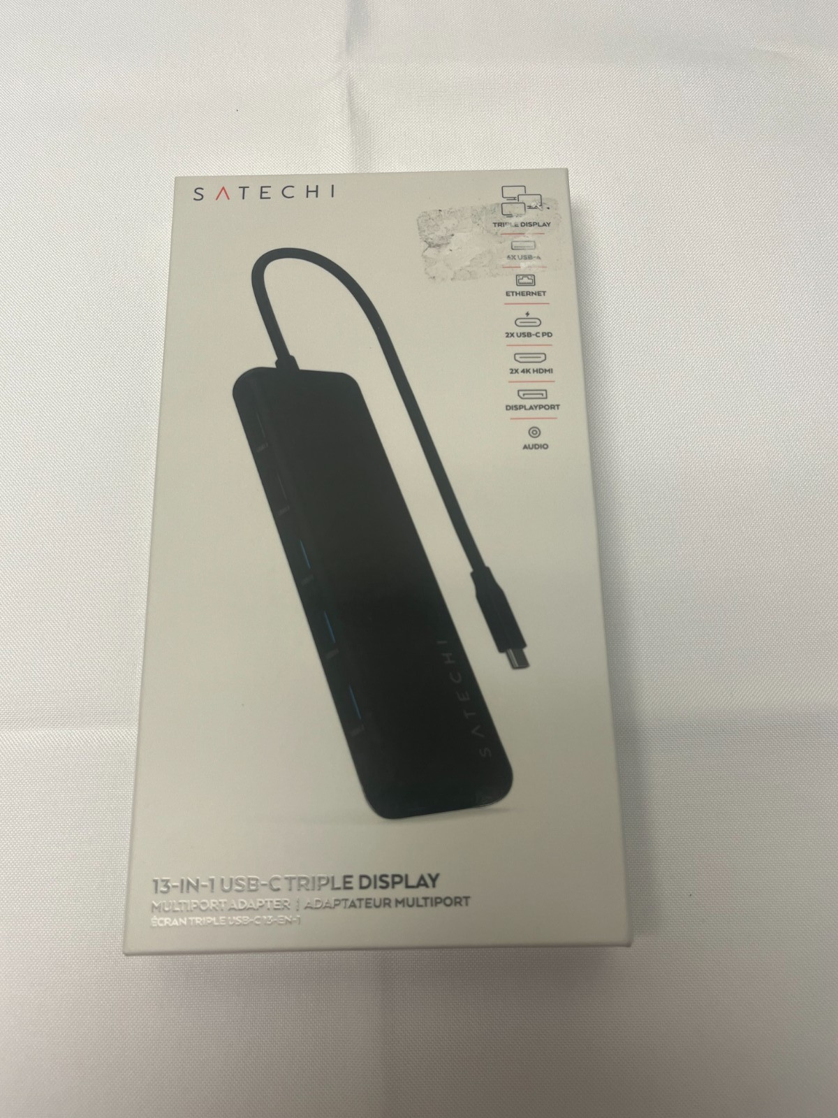 SATECHI 13-in-1 USB-C Triple Display Multiport Adapter | BLACK