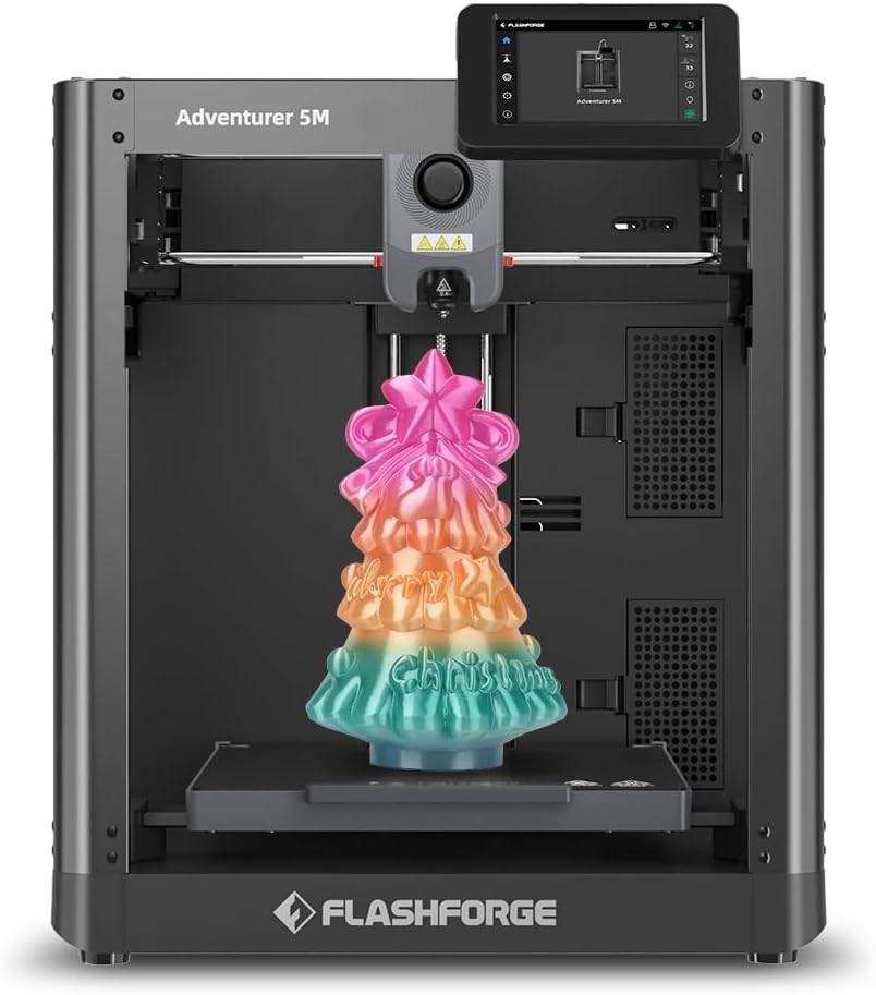 Adventurer 5M 3D Printer 600mm/s High-Speed 1 Click Fully Auto Leveling Upgraded