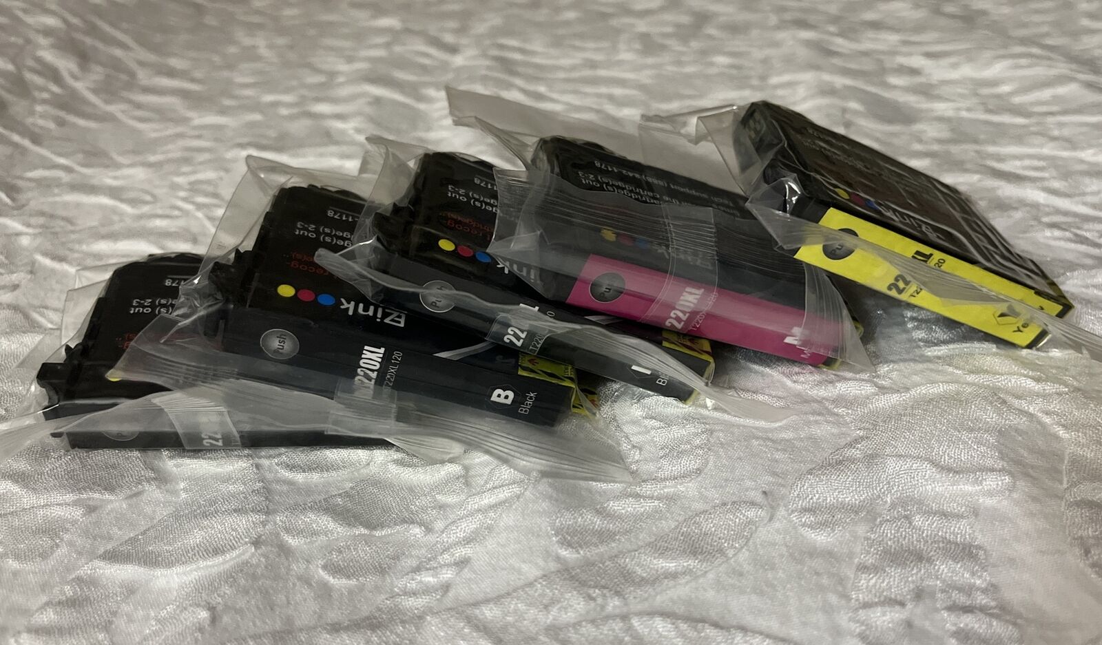 EZink  T220XL Ink Cartridges 5 Pack 3-Black, 1-Yellow & 1-Magenta