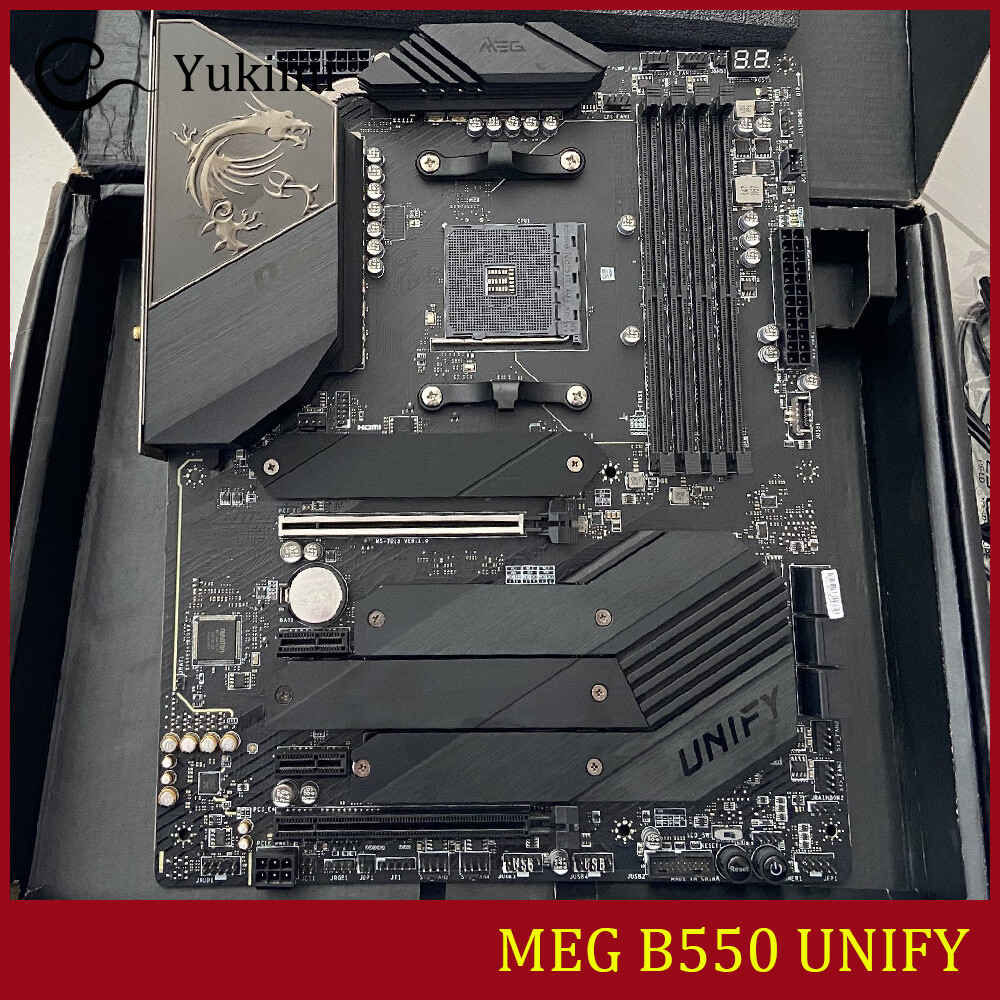 FOR MSI MEG B550 UNIFY DDR4*4 AMD AM4 128GB HDMI ATX Ｍotherboard Test OK