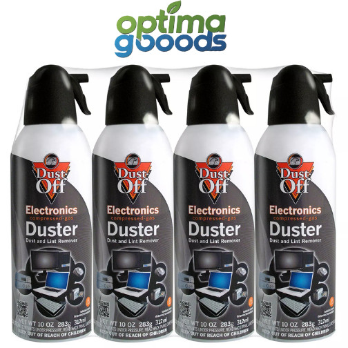Falcon Dust-Off Compressed Gas Duster 10 oz. 4-Pack – Electronics Cleaner.