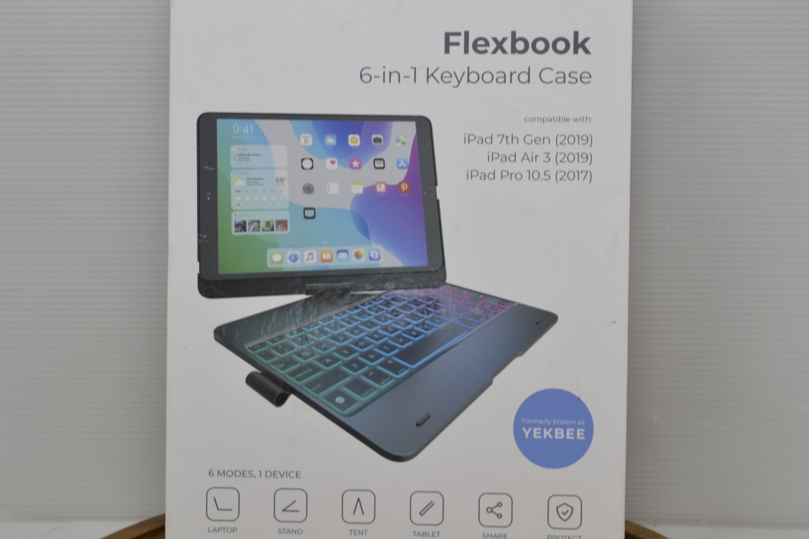 Typecase Flexbook 6 in 1 Keyboard Case 10.2" Rose Gold (New in Box/Unused)