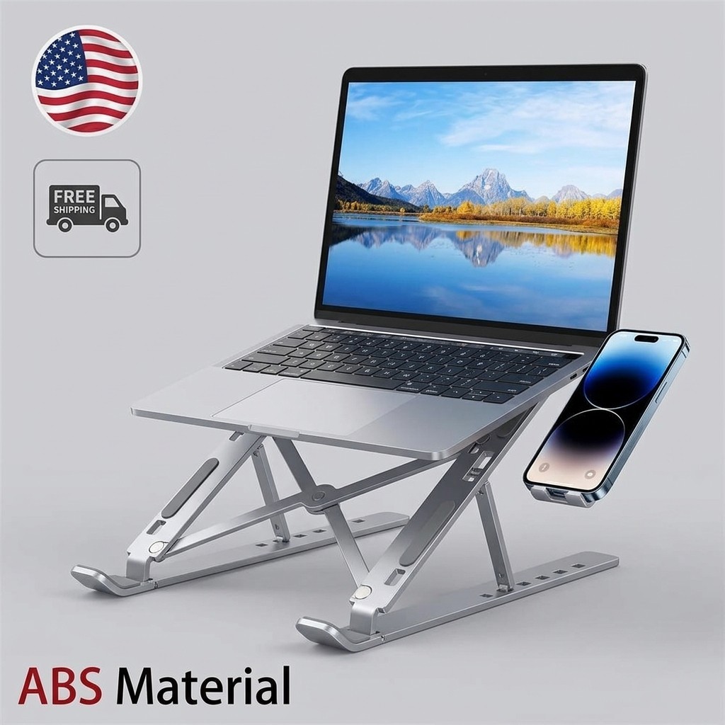 Portable Laptop Stand Adjustable Foldable Notebook Tablet Holder Computer Desk