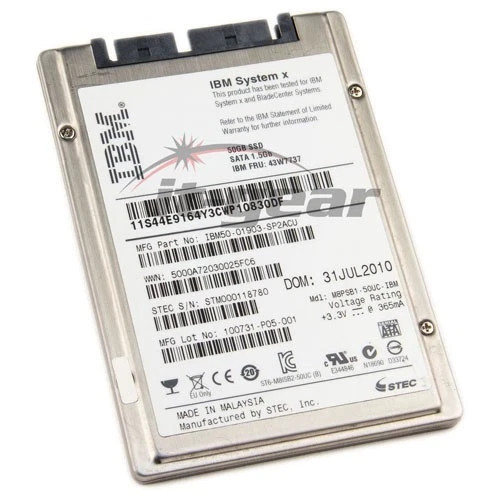 IBM System X 50GB SSD 1.8" Micro SATA Solid State Drive FRU 43W7737 M8PSB1-50UC