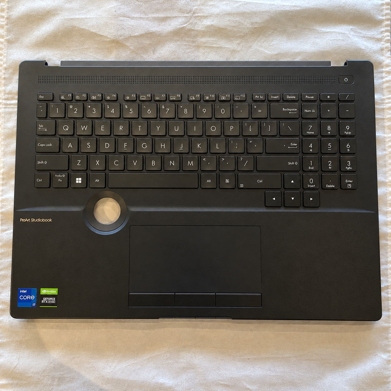 Palmrest US with Keyboard for ASUS ProArt StudioBook Pro 16 W7600H5A