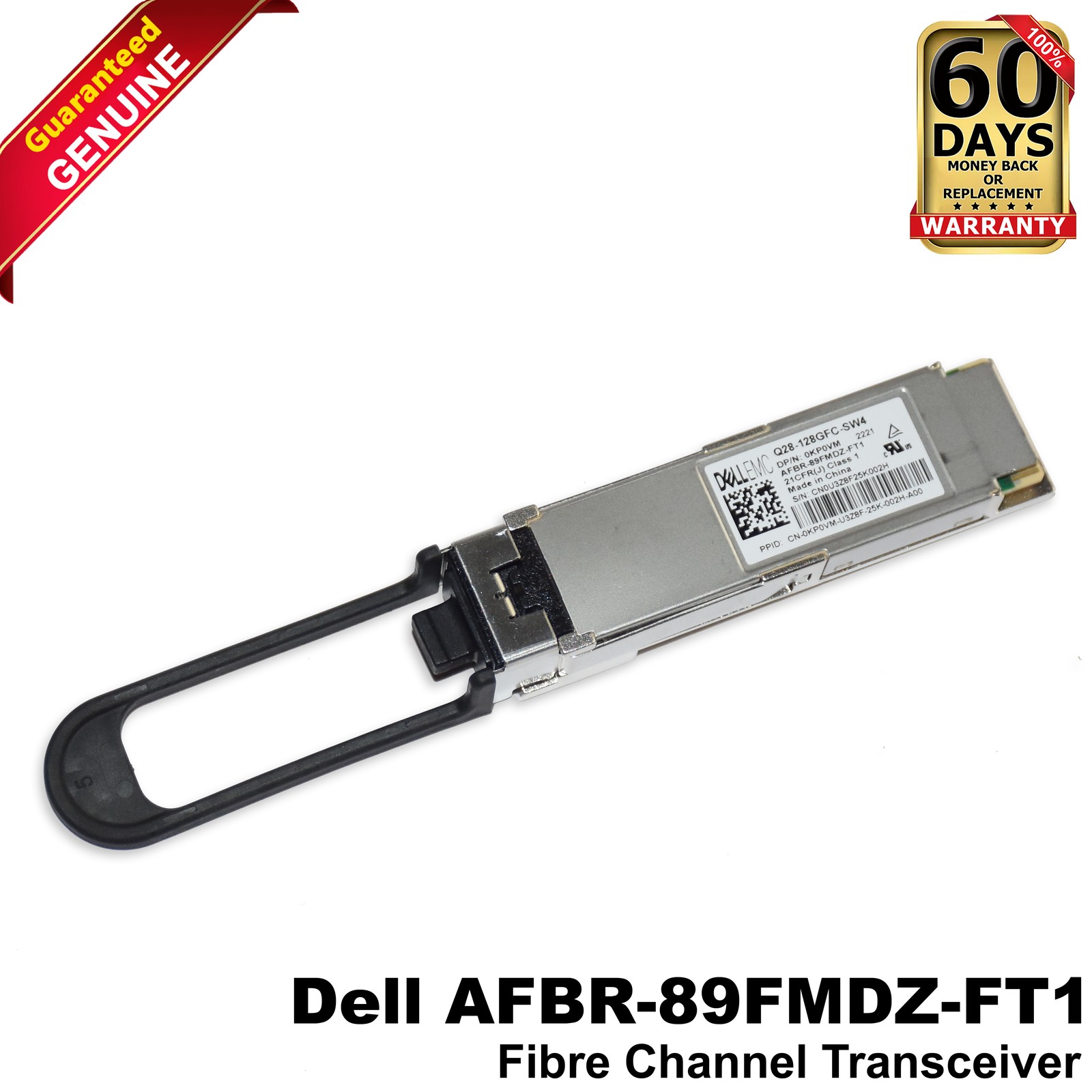 Dell AFBR-89FMDZ-FT1 100Gb QSFP28 Transceiver 128GFC MMF MPO-12 850nm SW KP0VM